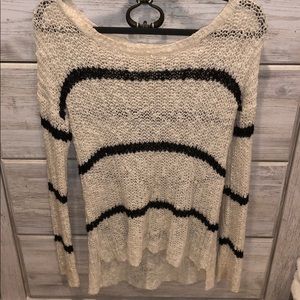 Long sleeve striped sweater